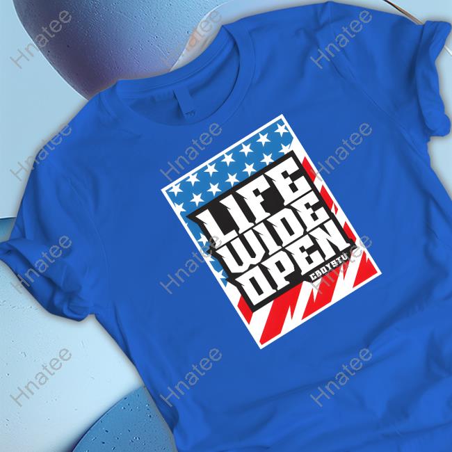 Cboystc Merch YOUTH - Life Wide Open Stars and Stripes Long Sleeve T-Shirt