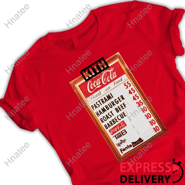 Luka Dončić Kith Coca Cola Menu Shirt
