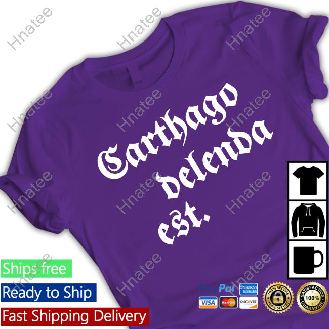 Mark Zuckerberg Wear Carthago Delenda Est Sweatshirt