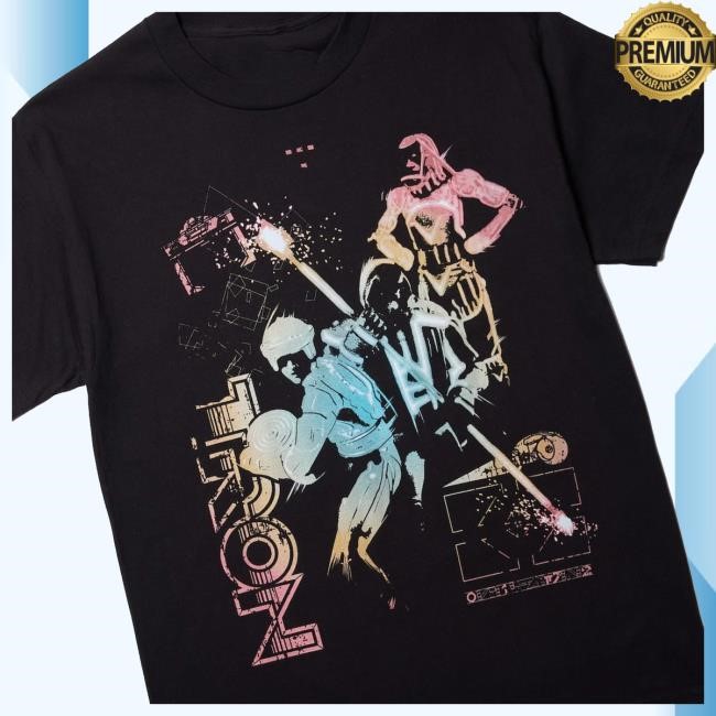 Official Heroes and Villains Merch Store Shop Disney Tron (1982) Action Pose Forge Tee Heroes & Villains
