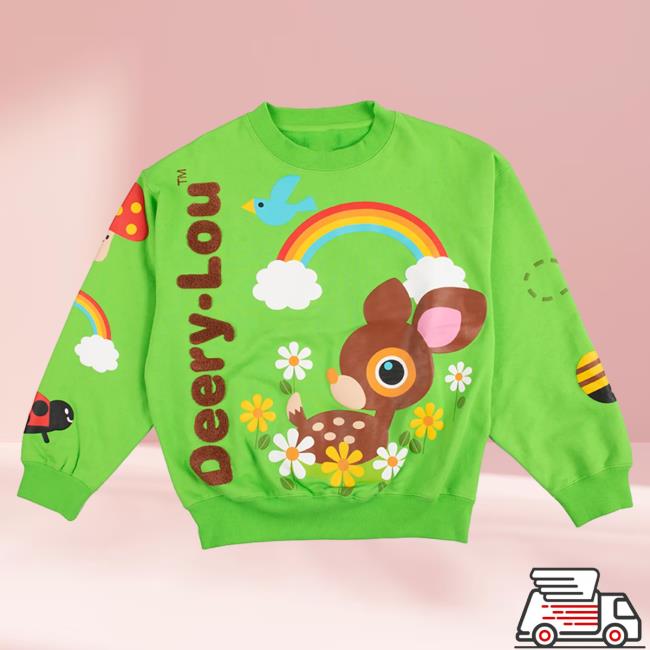 Official Sanrio Apparel Clothing Merch Store Shop Deery-Lou X Dumbgood Hood
