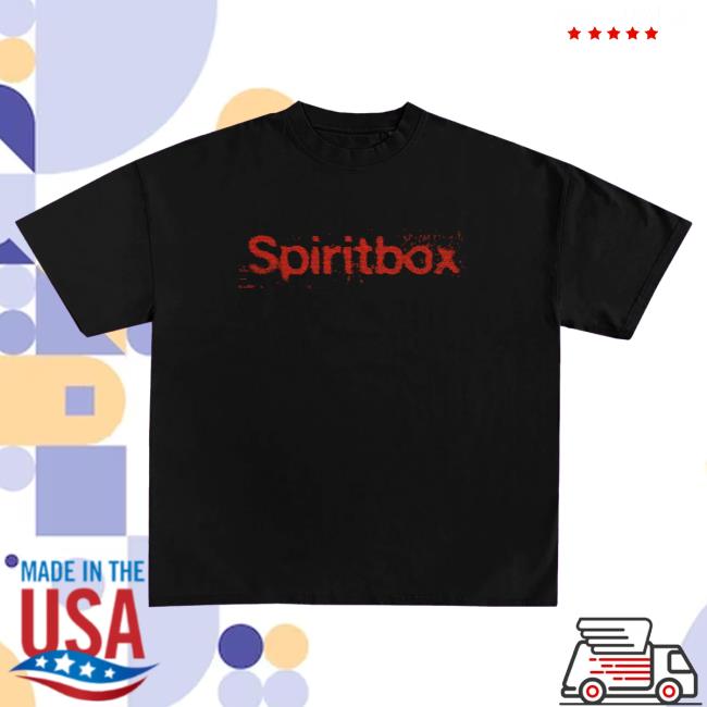 Official Spiritbox Merch Store Static Black Shirt New Spiritbox Clothing Shop Spirit Box