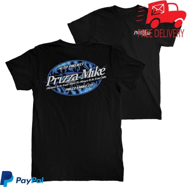 Official PrizzaMike Merch Surfs Up! Black Hoody