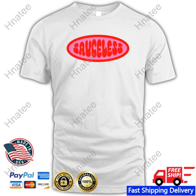 Official Dimzinc Merch Sauceless White Shirt Amelia Dimoldenberg