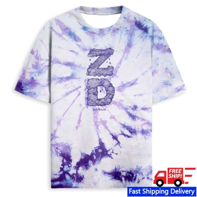 Official Zeds Dead Merch Zeds Dead - Cloudy Daze Tie Dye New Shirt