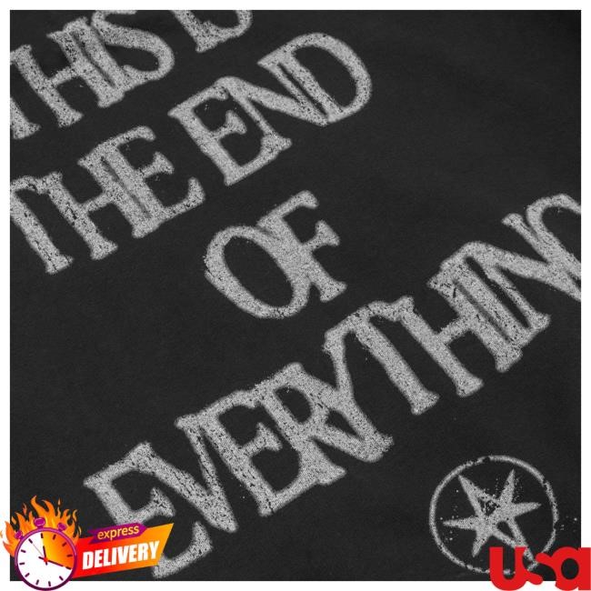 Official Horizon Supply Merch End of Everything Hooded Sweatshirt - Black HorizonSupply