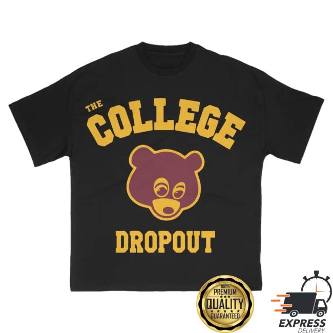 Official Do Not Disturb Clothing Store Shop Dnd By Ferris Gold/Brown College Dropout Attractive Shirt Black