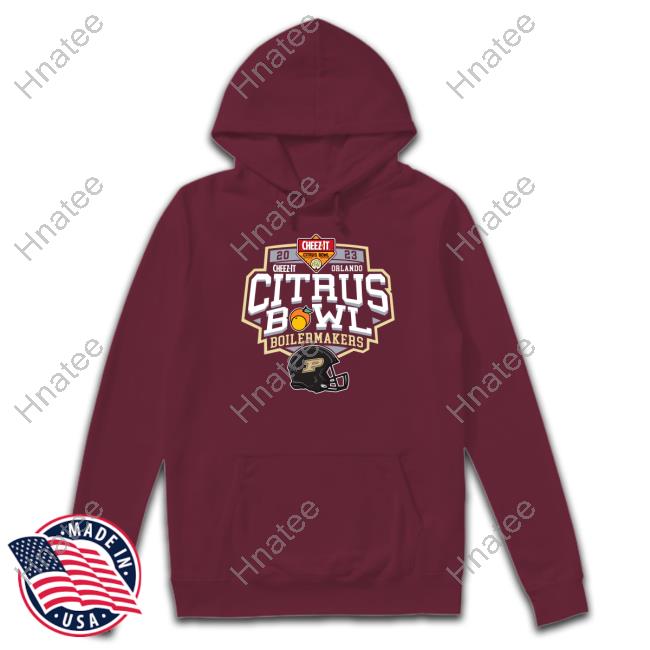 Cheez-It Orlando Citrus Bowl Boilermakers 2023 Tee Shirt Cheez-It Orlando Citrus Bowl Purdue Boilermakers 2023 Hoodie Boilers Purdue 2023