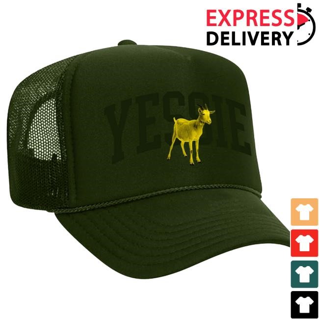 Official Jessie Reyez Merch Jessie Reyez Yessie The Goat Trucker Cap, Olive