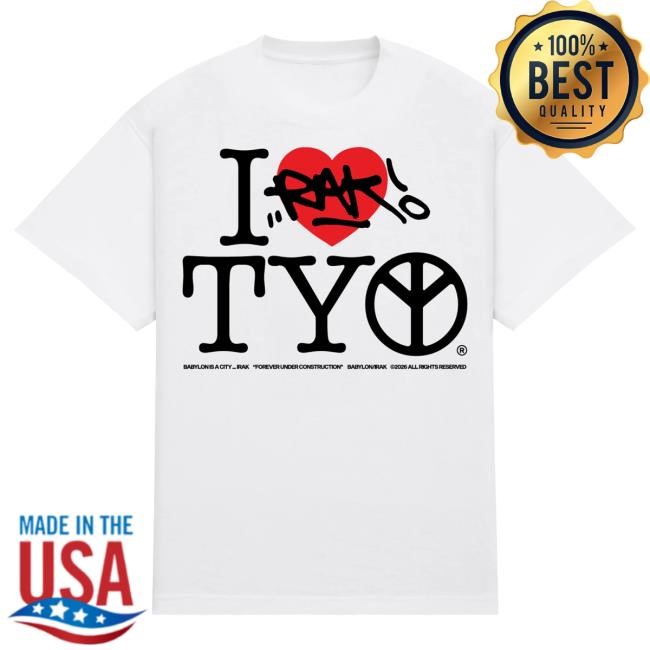 Authentic Irak X Babylon - Loves Tokyo Tee Babylon La Piece