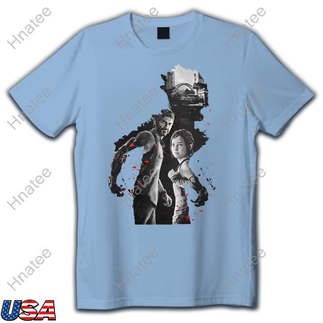 Joel and Ellie Halloween Horror Nights 2023 The Last of Us Long Sleeve T-Shirt
