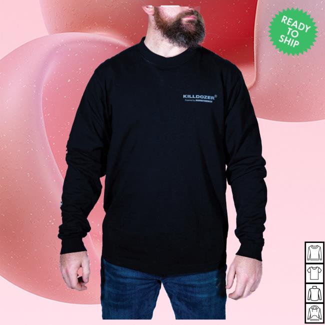 Official Monstermax Merch WhistlinDiesel Killdozer Stealth Long Sleeve Tee Shirt Monstermax Clothing Shop Whistlin Diesel