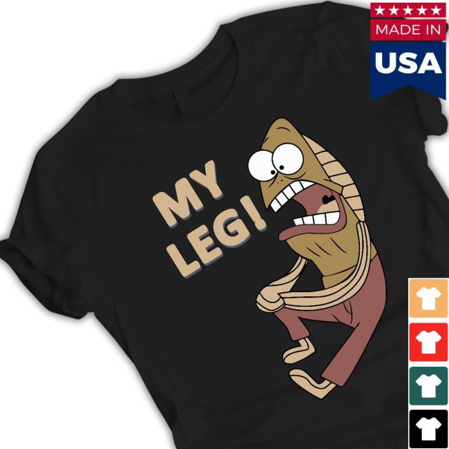 Fred The Fish My Leg Tee Shirt