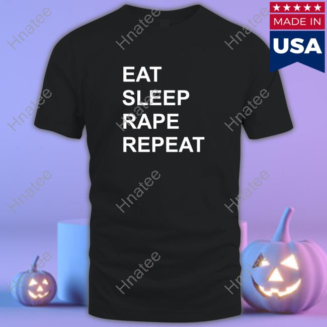 Official Tired Meme Clown Eat Sleep Rape Repeat Long Sleeve Tee