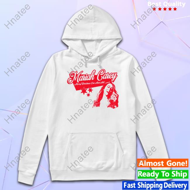 Mariah Carey Merch Merry Christmas One & All Tour Stars Hoodie
