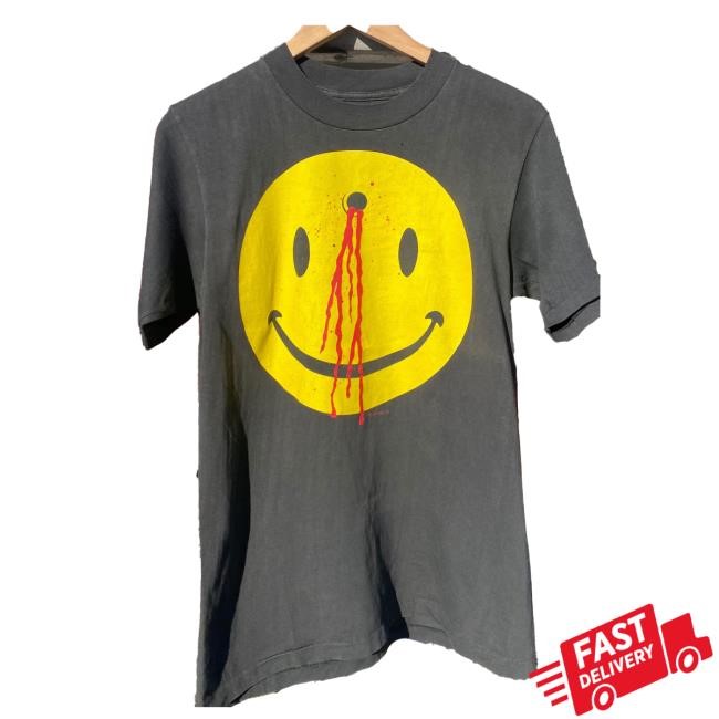 Wild Oats Shot Smiley Face Shirt