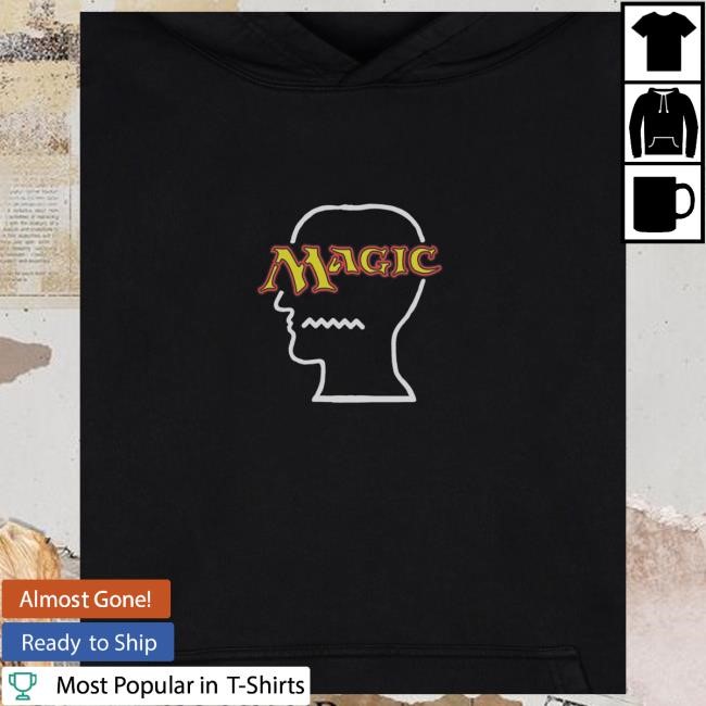Official Brain Dead Merch Store We Are Brain Dead x Magic: The Gathering Logo Lockup Hoody - Black