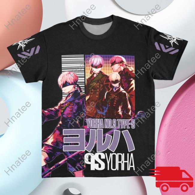 Official Anime Ape Clothing 9S Nier Automata Streetwear T Shirt Animeape