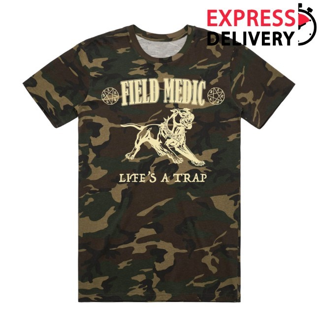 Scary Dog Camo New Tee - Field Medic