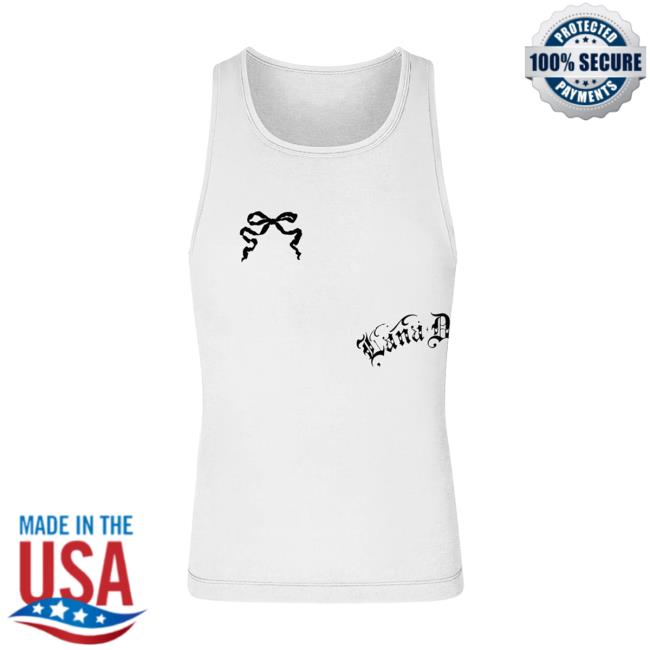 Official Lana Del Rey New Store Shop Merch White Tank Top Tee