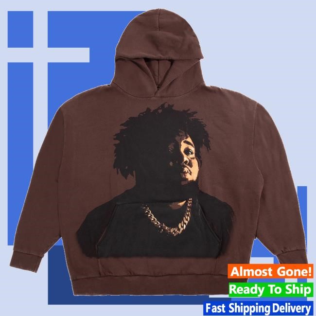Nostalgia Oversized Brown Sweatshirt Hooded - Rod Wave Merch Shop