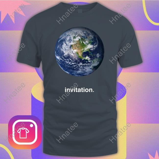 Sebastian Vettel The Earth Invitation Tee Shirt
