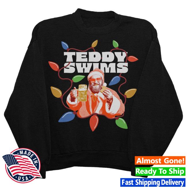 Official Teddy Swims Merch Store Teddy Kegsmas Attractive Hoodie TeddySwims