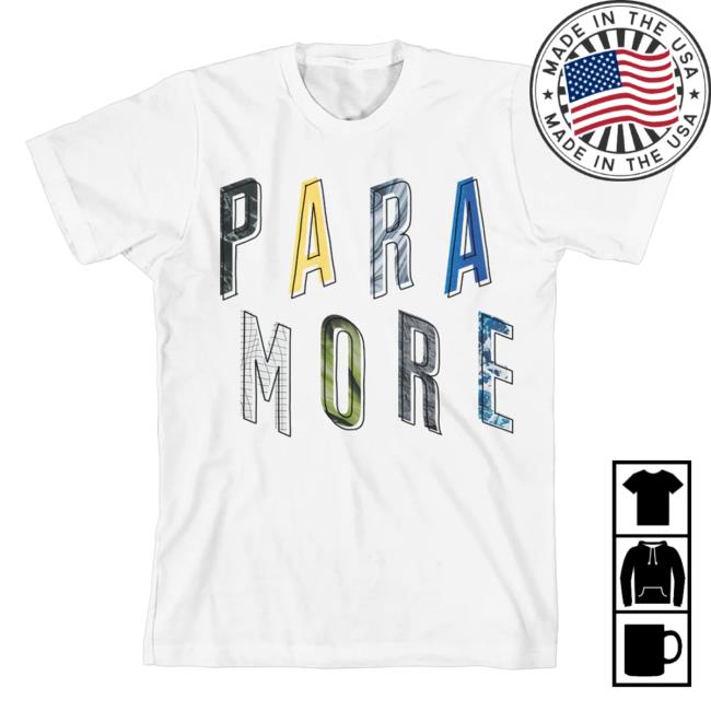 Official Warner Music Merch Store Paramore Offset Logo Popover Shirt Warner Music Apparel Clothing Shop WarnerMusic