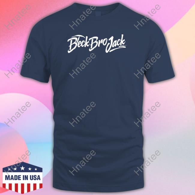 Beckbrojack Merch Beckbrojack Logo Black Hooded Sweatshirt