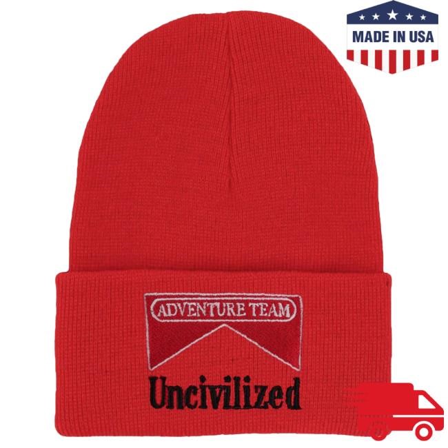 Official Uncivilized Shop Store Uncivilized "ADVENTURE TEAM" Beanie
