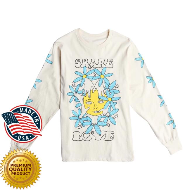 Official Altru Apparel Clothing Share Love Aop Crew neck Sweatshirt 3D All Over Print