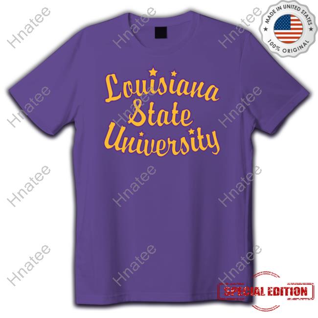 Homefield Apparel Shop Retro Louisiana State University Script Hoodie