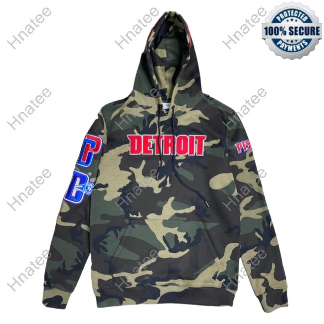 Official Thentwrk Pro Standard Detroit Pistons Logo AOP Sweater Camo 3D All Over Print