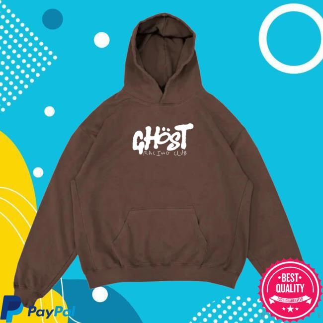 Official Ghost Racing Apparel Ghost Racing Flame Ghost Attractive Hoodie - Brown