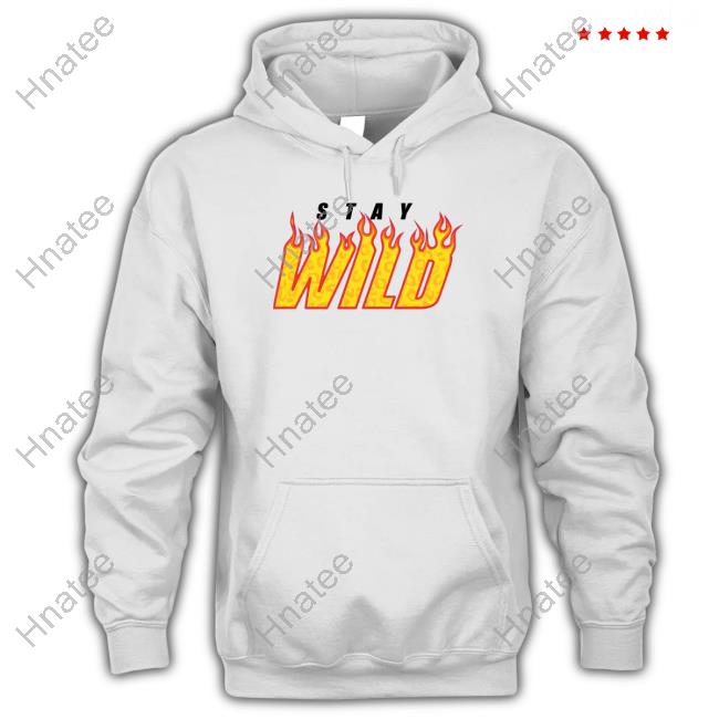 Stay Wild Merch Stay Wild Fire White Tank Staywildshop