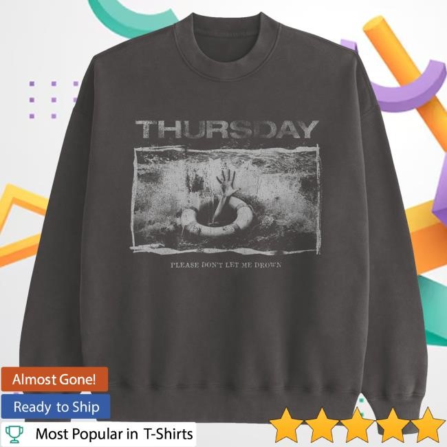 Official Thursday Band Workforce Drowning Tshirt Thursday Merch
