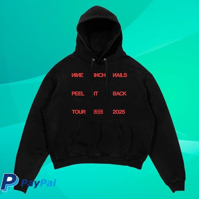 Official Nine Inch Nails Merch Store Nine Inch Nails Tour Pullover Hoodie 01