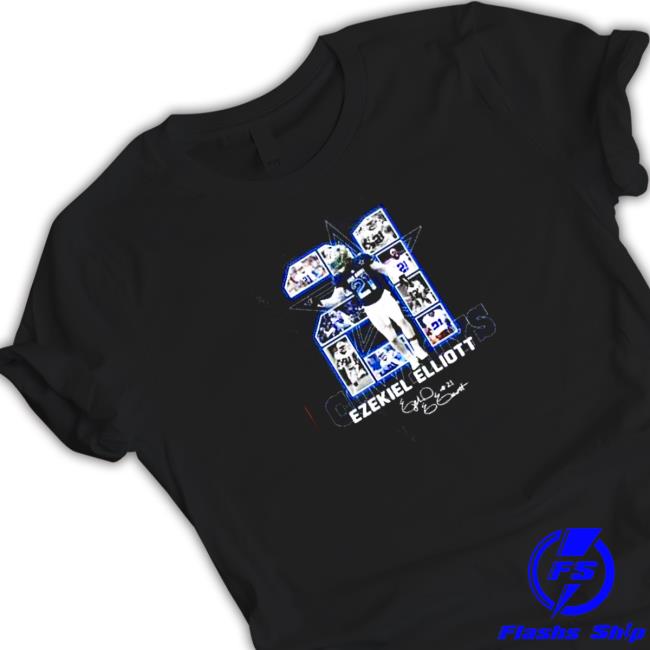 21 Ezekiel Elliott MVP Dallas Cowboys signature Shirt