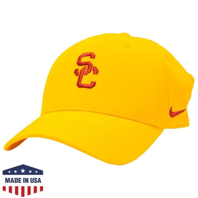 USC Trojans Nike Gold SC Interlock L91 Adjustable Hat USC Bookstores Officical
