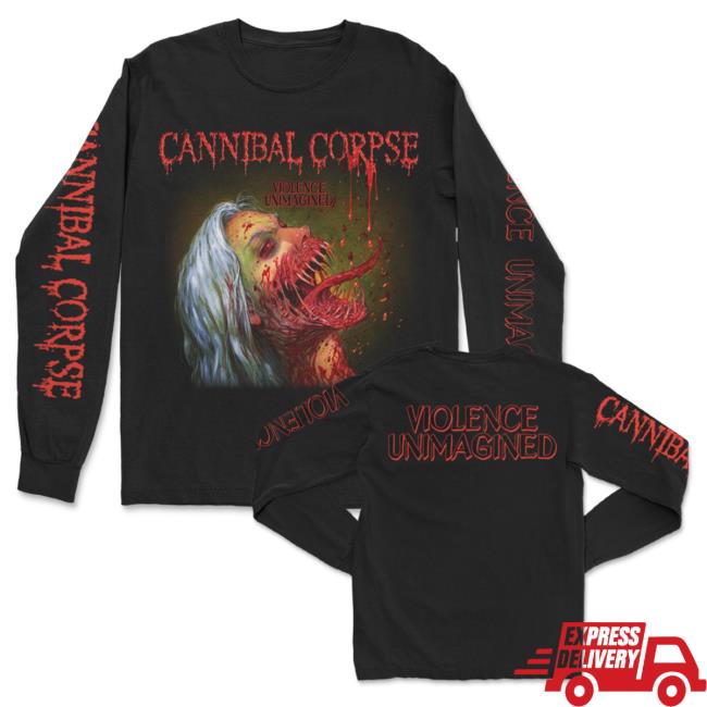 Official Kings Road Merch Store Cannibal Corpse Violence Unimagined Long Sleeve Tee Shirt (Black) Kings Road Shop CannibalCorpse