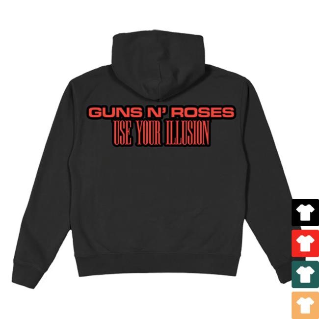 30th Anniversary Use Your Illusion Logo LS Hoodie - Guns N' Roses Official Store