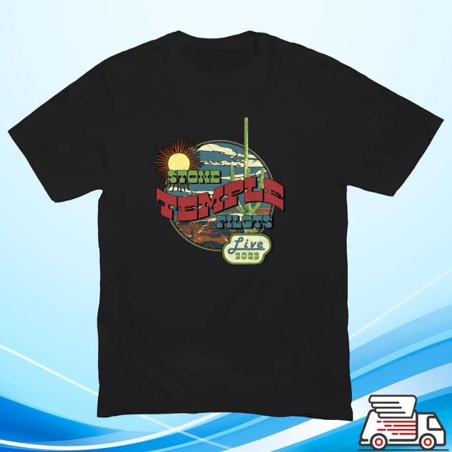 Official Stone Temple Pilots Merch Store Desert Postcard Tee