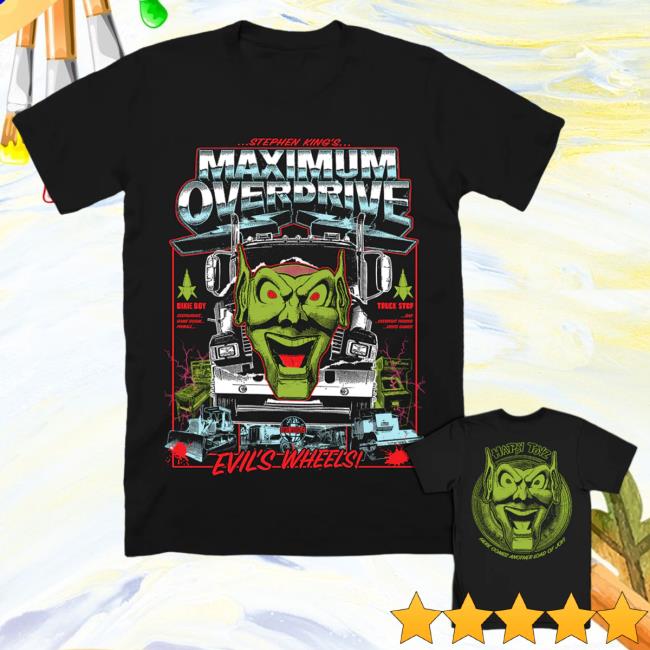 Official Cavity Colors Maximum Overdrive: Evil’S Wheels - Shirts