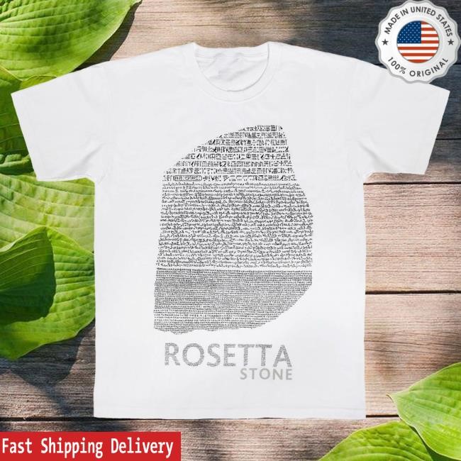 Rosetta Stone White Unisex Shirt British Museum Store Shop Official Store Shop