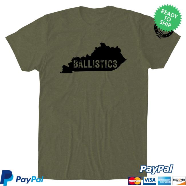Official Kentucky Ballistics Merch KB State T Shirt Kentucky Ballistics Clothing Shop