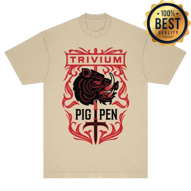 Official Trivium Merch Store Trivium Pig Sword Tee