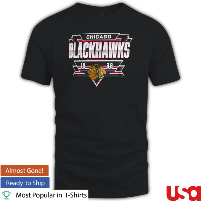 Official Chicago Blackhawks Reverse Retro 2.0 Fresh Playmaker T- shirt