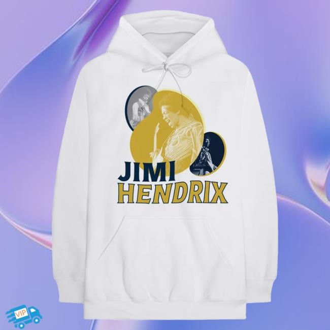 Official Jimi Hendrix Merch Store Jimi Hendrix Photo Collection White Crewneck
