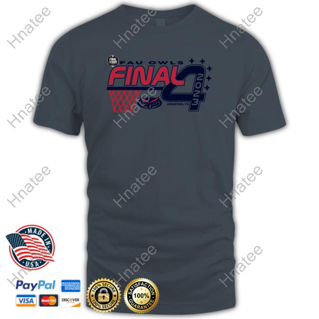 FAU Owls 2023 Final Four Oversized Long Sleeve T Shirt FAU Owls 2023 Final Four Oversized Long Sleeve T Shirt