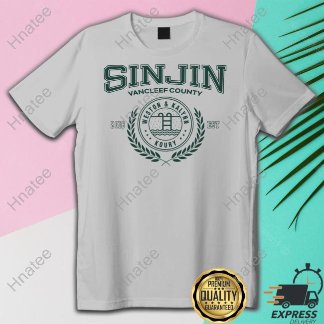 Sinjin Drowning Merch Sinjin Vancleef County Weston & Kalynn Koury 2018 Est Crewneck Sweatshirt